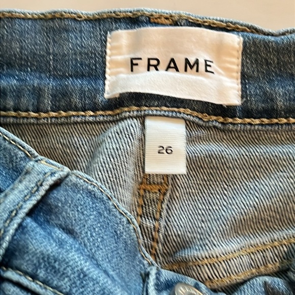 Frame Denim Le Palazzo Crop High Rise Size 26 - Picture 10 of 16